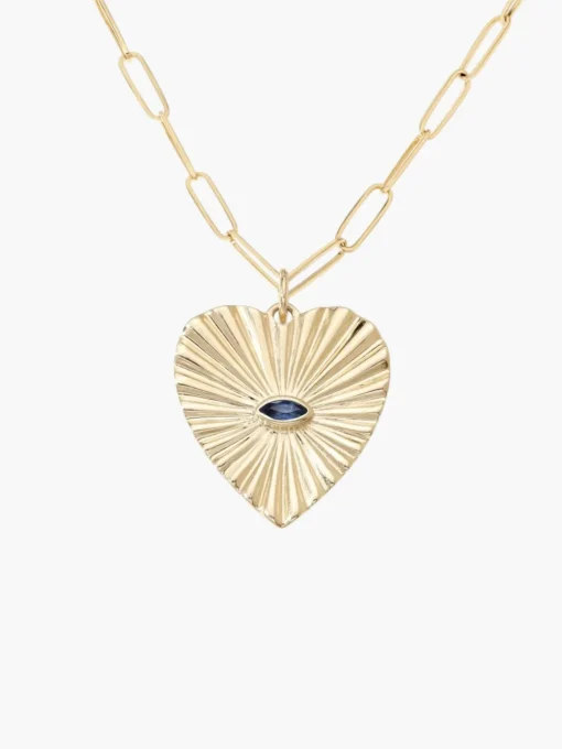 Sunbeam Heart Charm