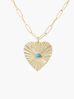 Sunbeam Heart Charm