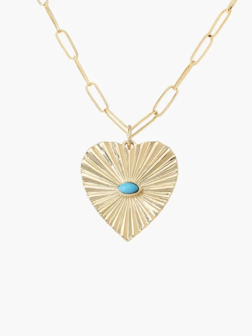 Sunbeam Heart Charm