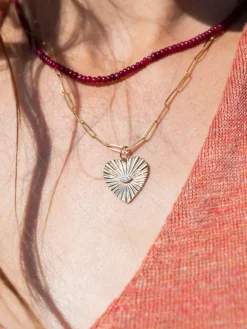 Sunbeam Heart Charm