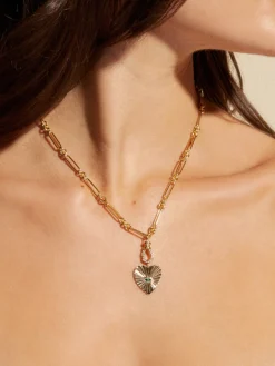 Sunbeam Heart Charm