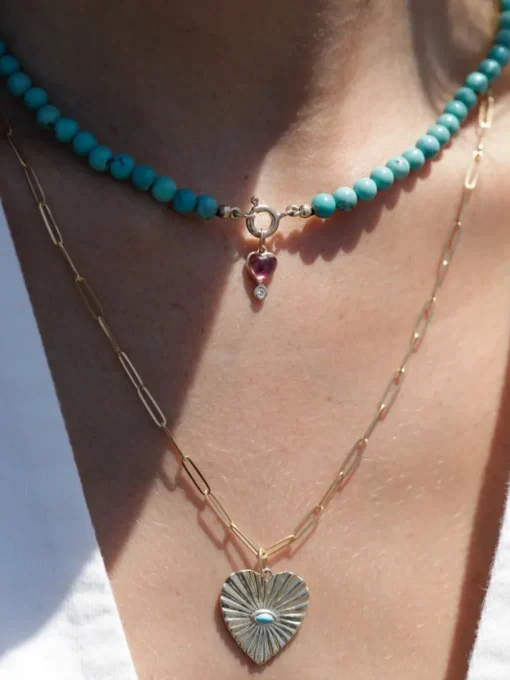 Sunbeam Heart Charm