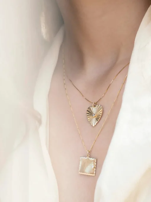 Sunbeam Heart Charm