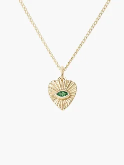 Sunbeam Heart Charm