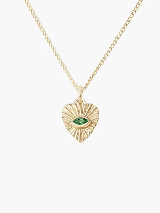 Sunbeam Heart Charm
