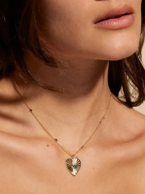 Sunbeam Heart Charm