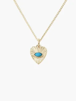 Sunbeam Heart Charm