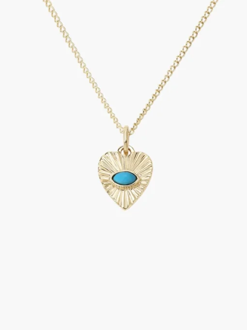Sunbeam Heart Charm