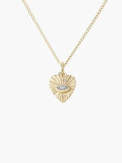 Sunbeam Heart Charm
