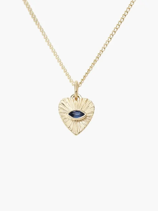 Sunbeam Heart Charm