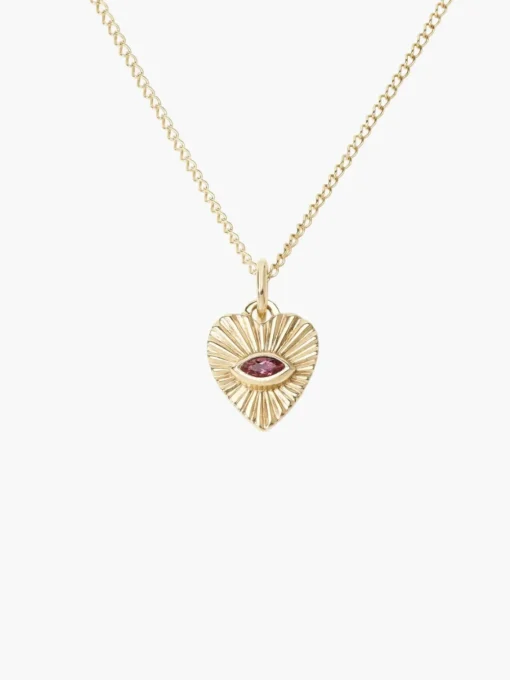 Sunbeam Heart Charm