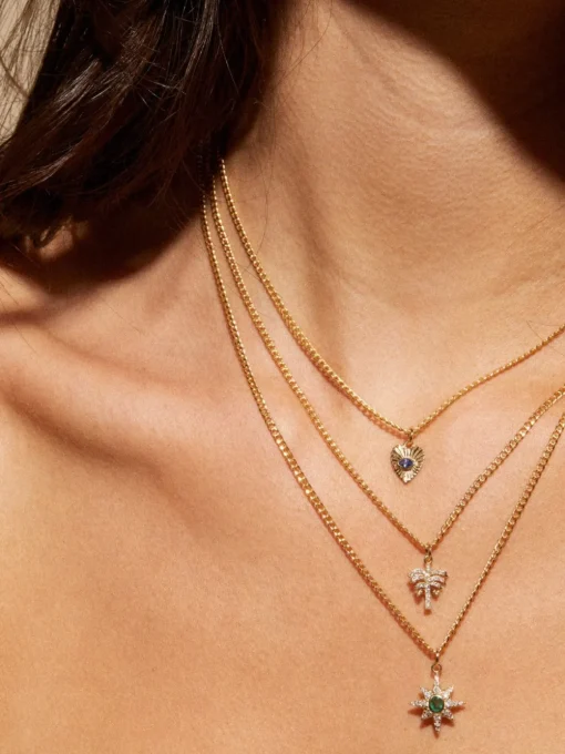 Sunbeam Heart Charm