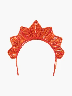 Sunset Bugle Bead Headpiece