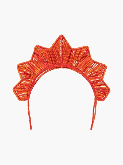 Sunset Bugle Bead Headpiece