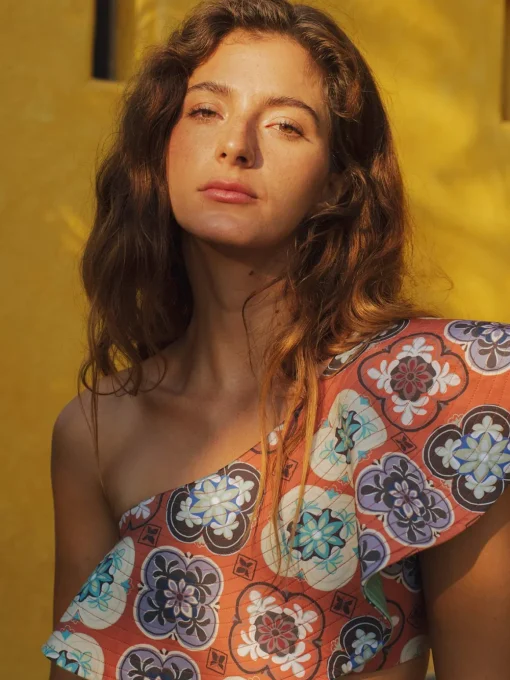 Sunset Waves Top