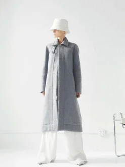 Sustainable Down Wool Over Coat
