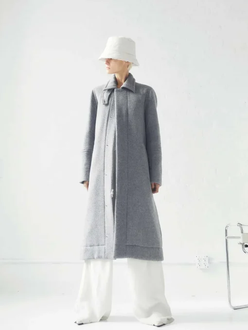 Sustainable Down Wool Over Coat