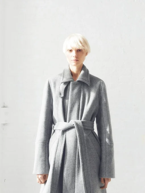 Sustainable Down Wool Over Coat