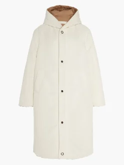 Sustainable Reversible Satin Down Coat