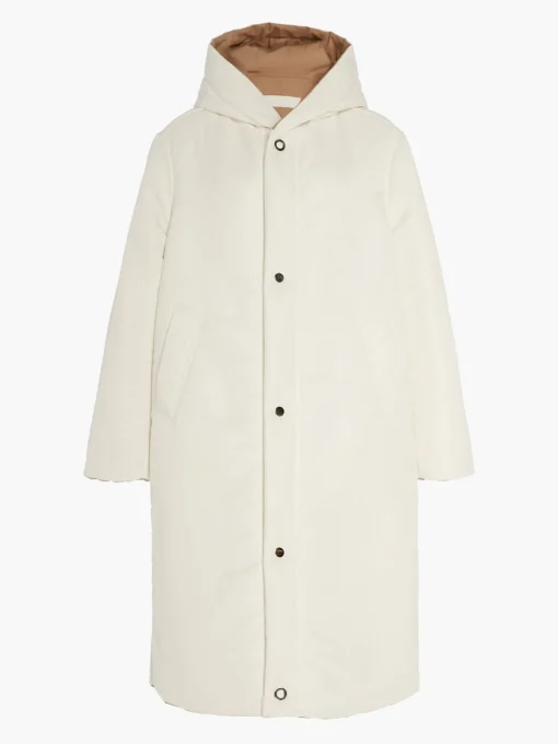 Sustainable Reversible Satin Down Coat