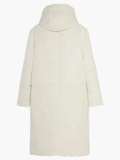Sustainable Reversible Satin Down Coat
