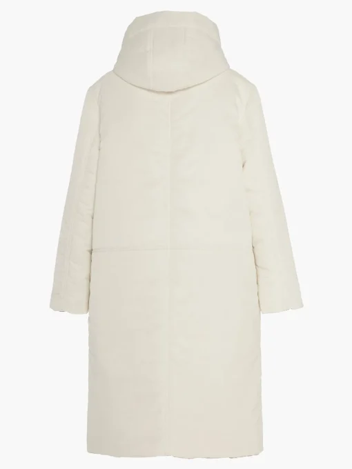 Sustainable Reversible Satin Down Coat
