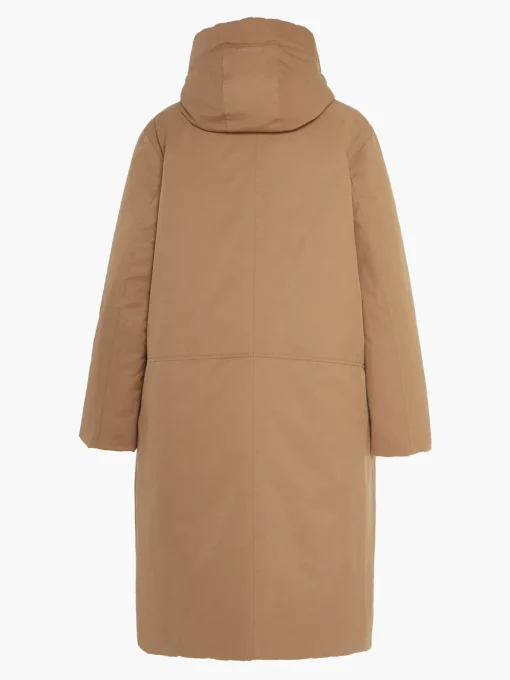 Sustainable Reversible Satin Down Coat