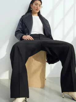 Sustainable Satin Down Coat