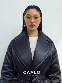 Sustainable Satin Down Coat
