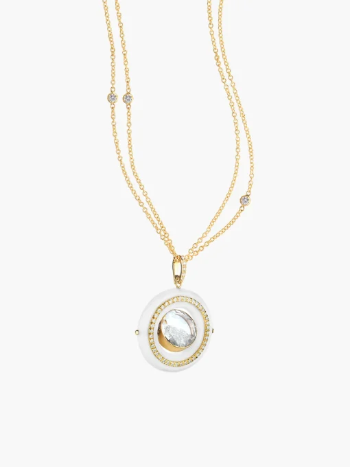 Tagua Halo Pendant