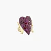 Ten Table Ruby Heart Ring