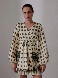 Tertulia Linen Mini Dress