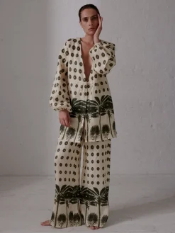 Tertulia Linen Mini Dress