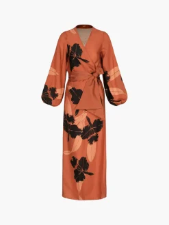 Tertulia Martellato Silk Maxi Dress