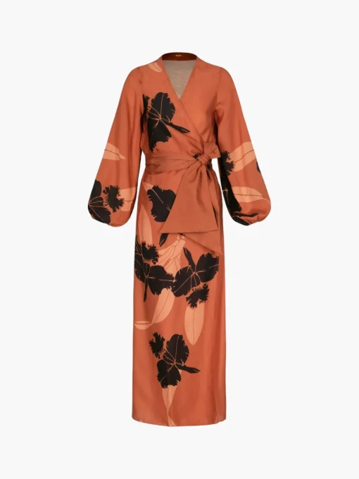 Tertulia Martellato Silk Maxi Dress
