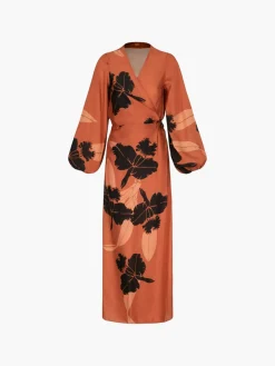 Tertulia Martellato Silk Maxi Dress