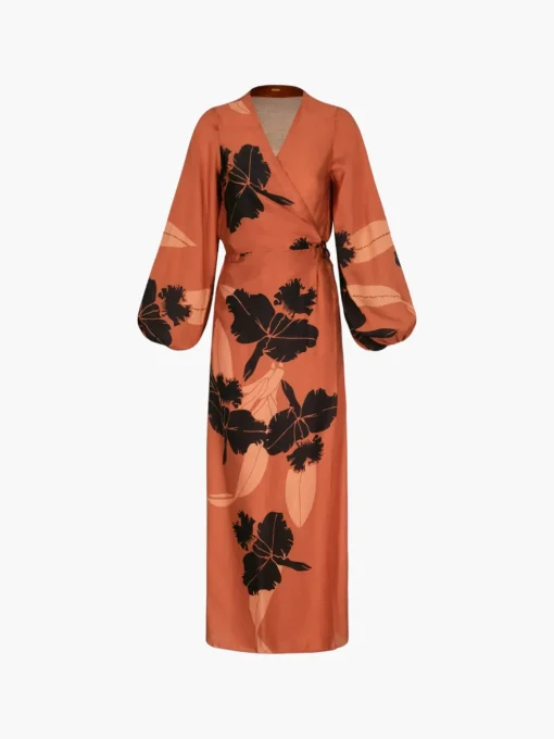 Tertulia Martellato Silk Maxi Dress