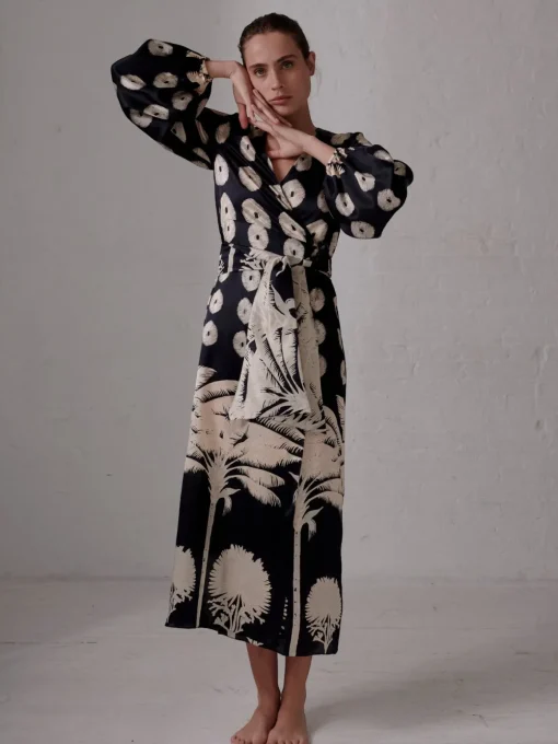 Tertulia Satin Silk Maxi Dress