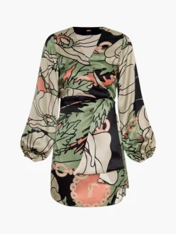 Tertulia Satin Silk Mini Dress