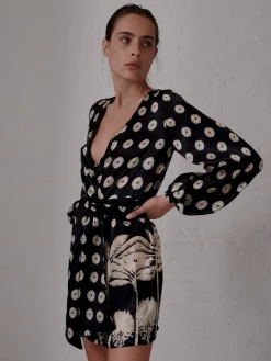 Tertulia Satin Silk Mini Dress