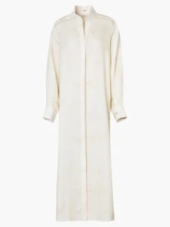 Thalia Linen Shirt Maxi Dress