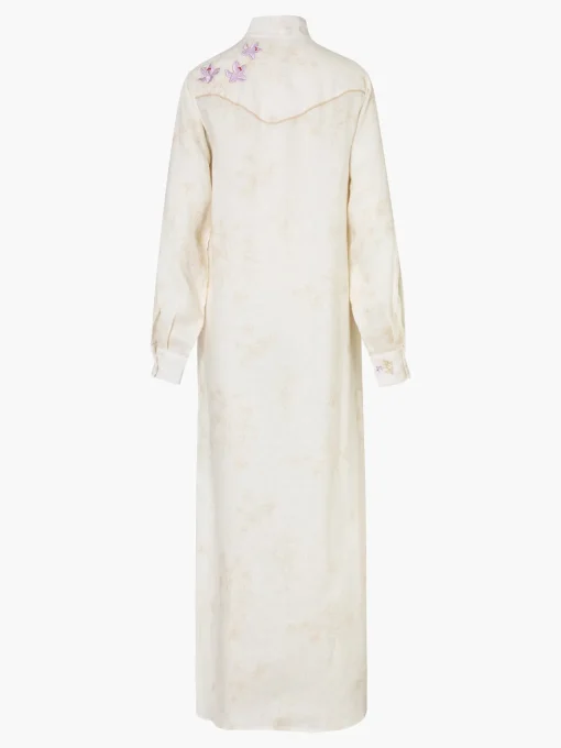 Thalia Linen Shirt Maxi Dress