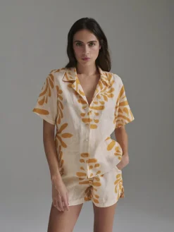 Tomaso Linen Short