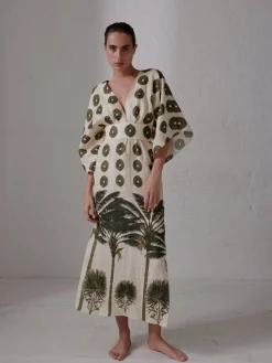Topacio Linen Maxi Dress