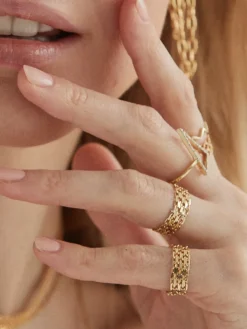 Triple Bismark Ring