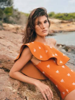 Tucan Embroidered One Piece