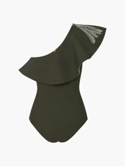 Tucan Embroidered One Piece