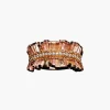 Two Sided Ruched Ribbon Ring