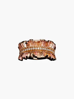 Two Sided Ruched Ribbon Ring