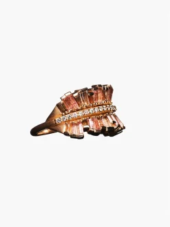 Two Sided Ruched Ribbon Ring